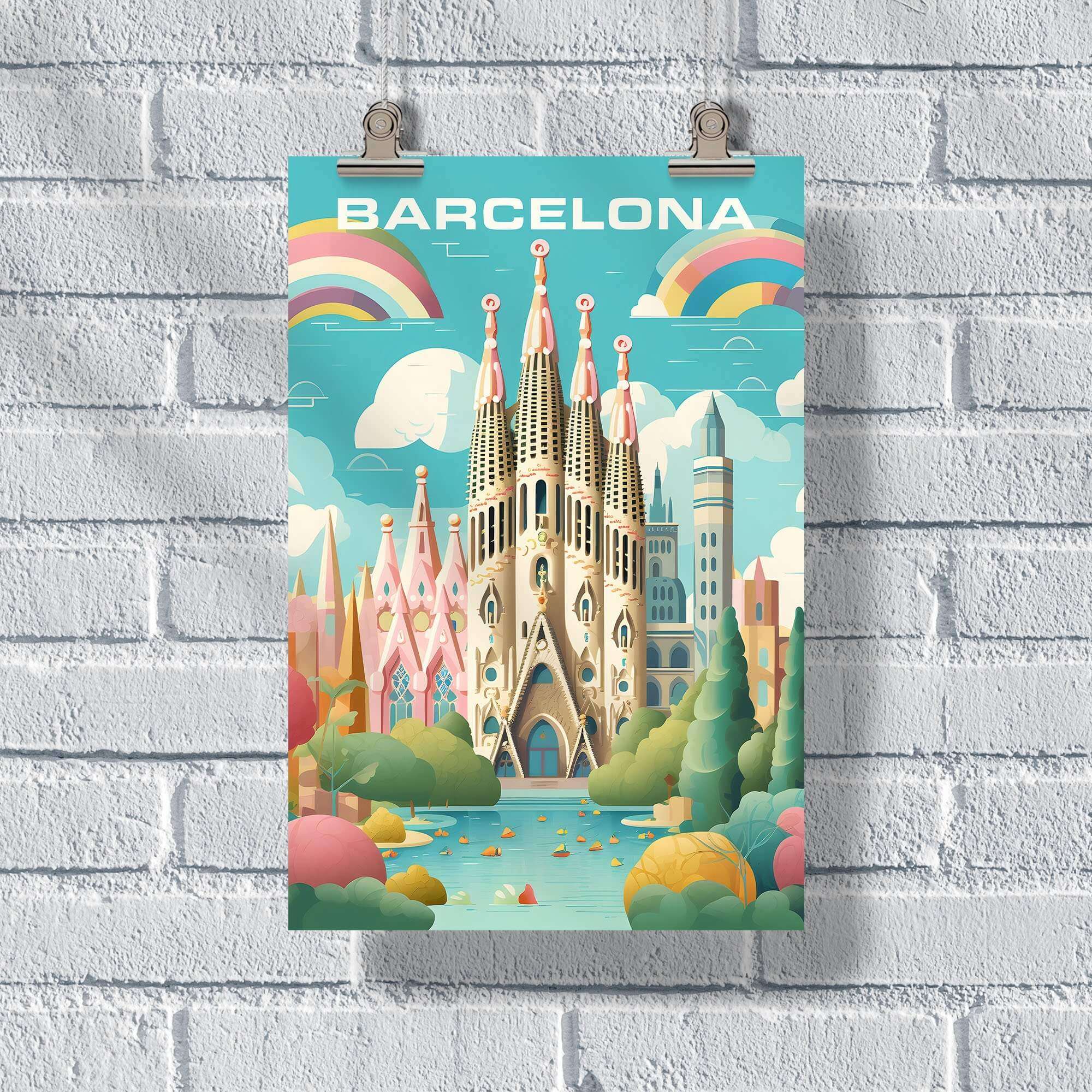 Barcelona La Sagrada Família Poster | United World Memories