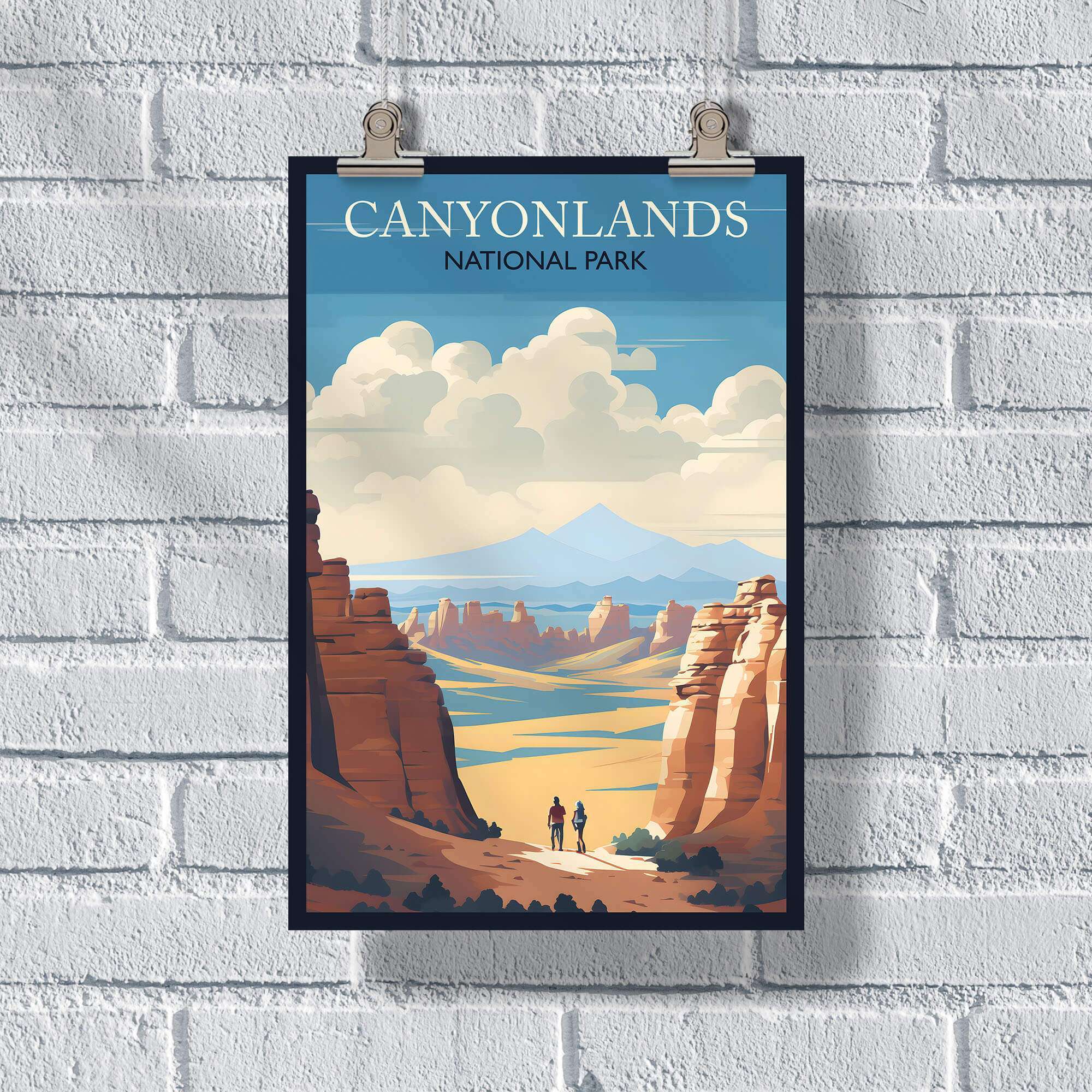 Canyonlands National Park Needles District Adventure Poster | United ...