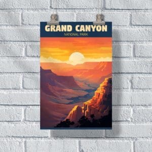 Grand Canyon Sunrise Majesty Poster