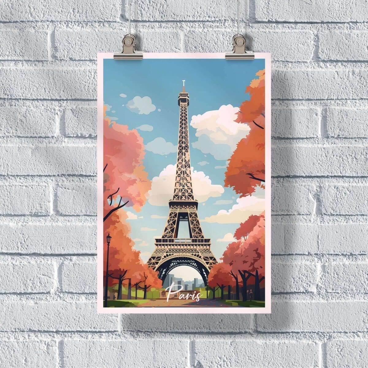 Paris Eiffel Tower Poster | United World Memories