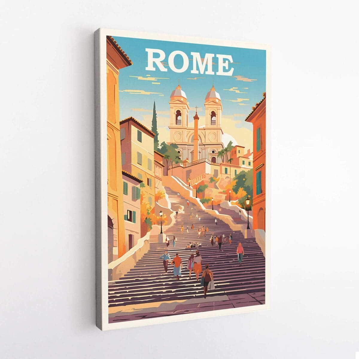 Rome Spanish Steps Canvas