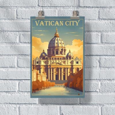 Rome Vatican City Poster