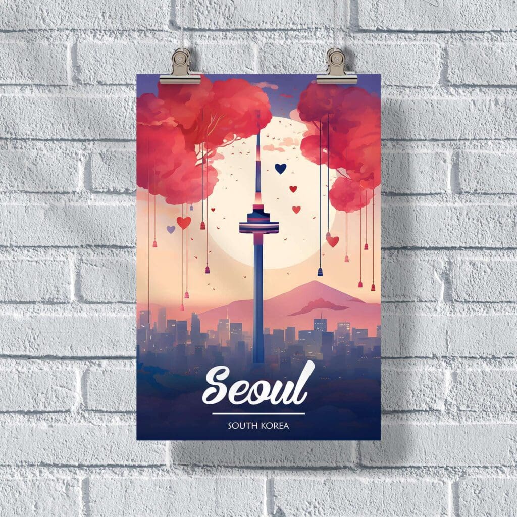 Seoul Namsan Seoul Tower Poster