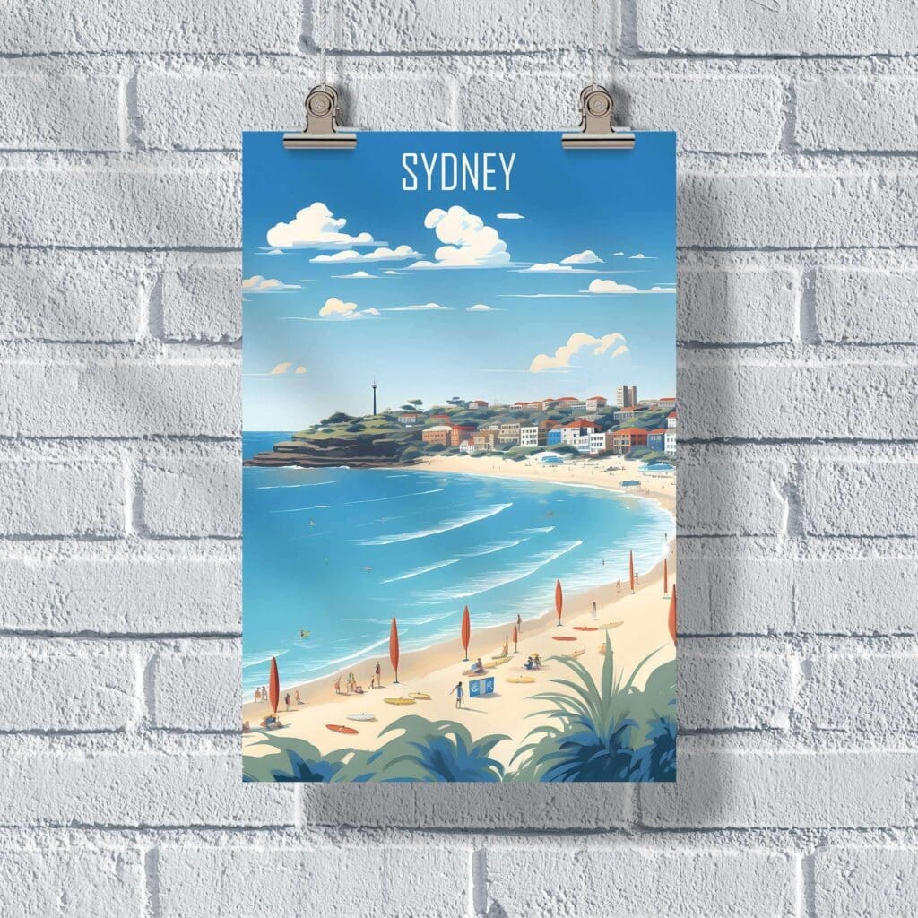 Sydney Bondi Beach Poster