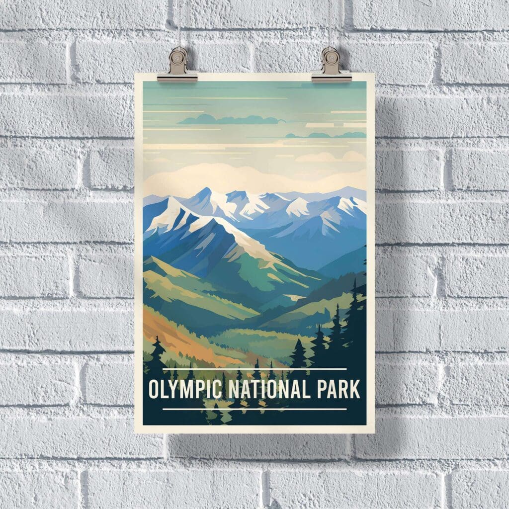 Olympic National Park Hurricane Ridge Poster