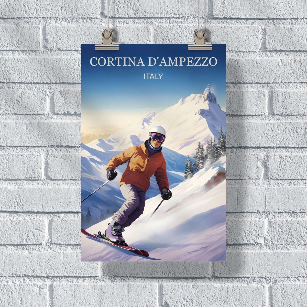 Cortina D'Ampezzo Alpine Beauty Poster