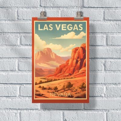 Las Vegas Red Rock Canyon Poster