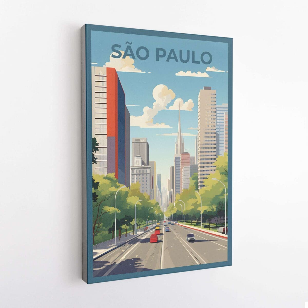 Sao Paulo Avenida Paulista Canvas