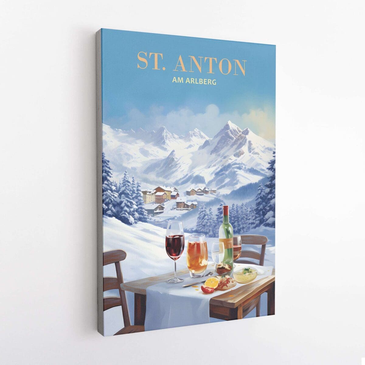 St. Anton Après Ski Delight Canvas