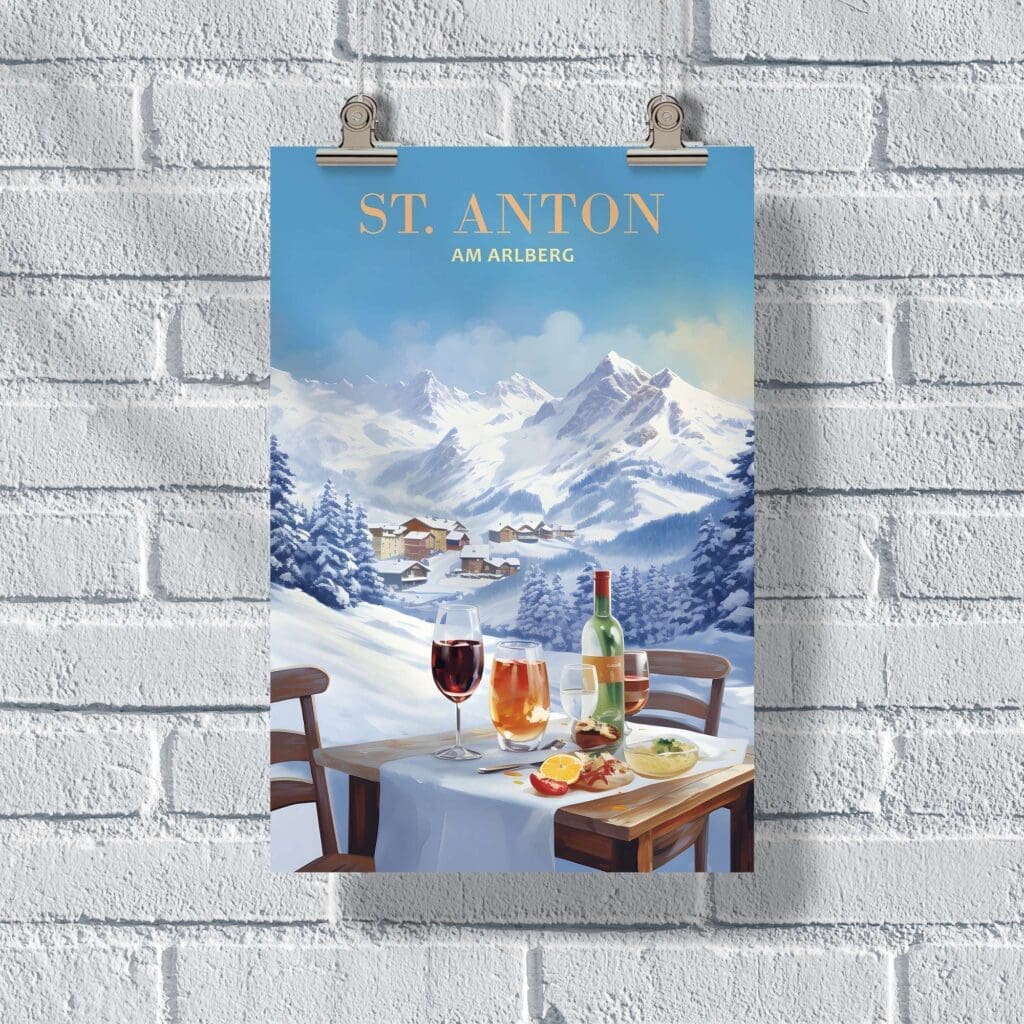 St. Anton Après Ski Delight Poster