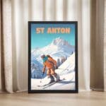 St. Anton Thrill Seeker Framed Poster