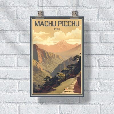 Machu Picchu Inca Trail Poster