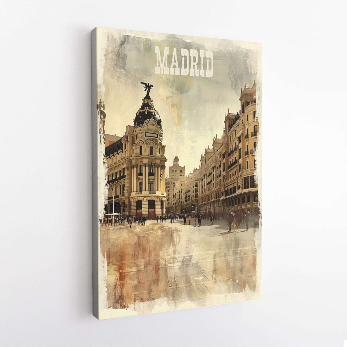 Madrid Retro Canvas