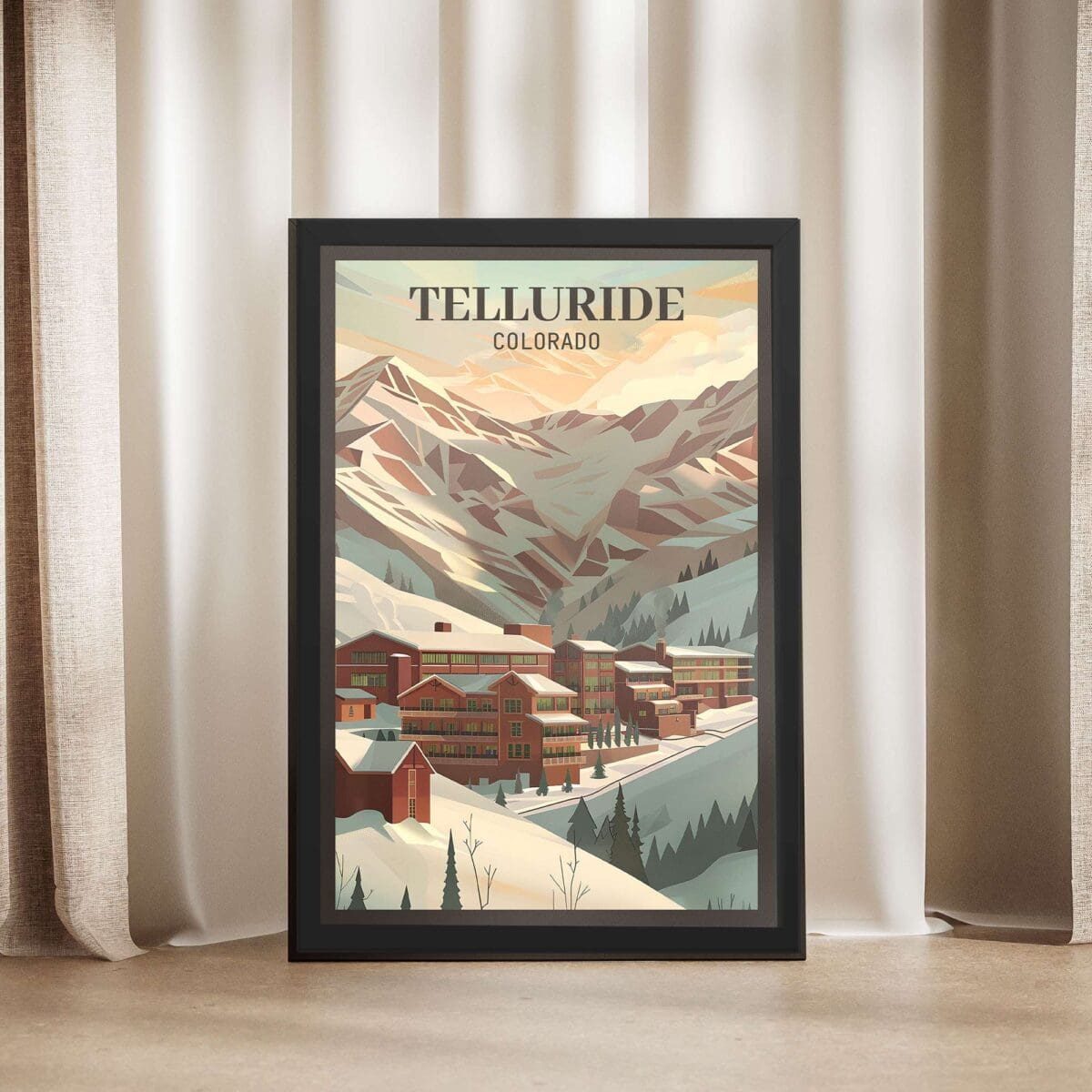 Telluride Alpine Bliss Framed Poster