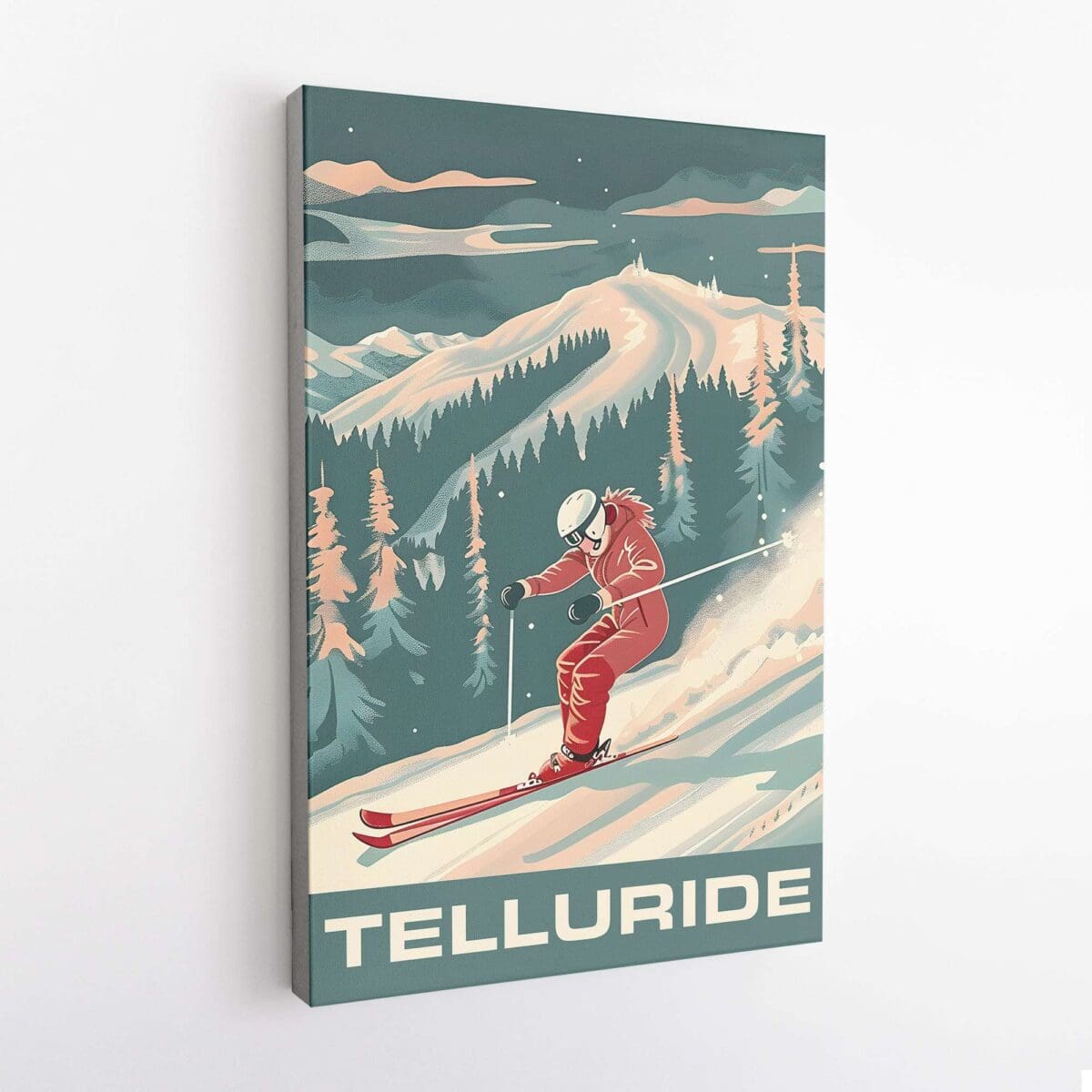 Telluride Graceful Descent Canvas