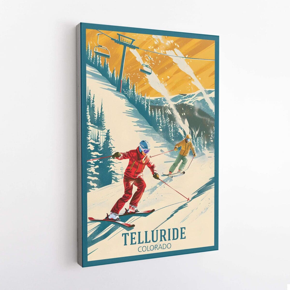 Telluride Powder Paradise Canvas