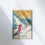 Telluride Powder Paradise Hanger Poster