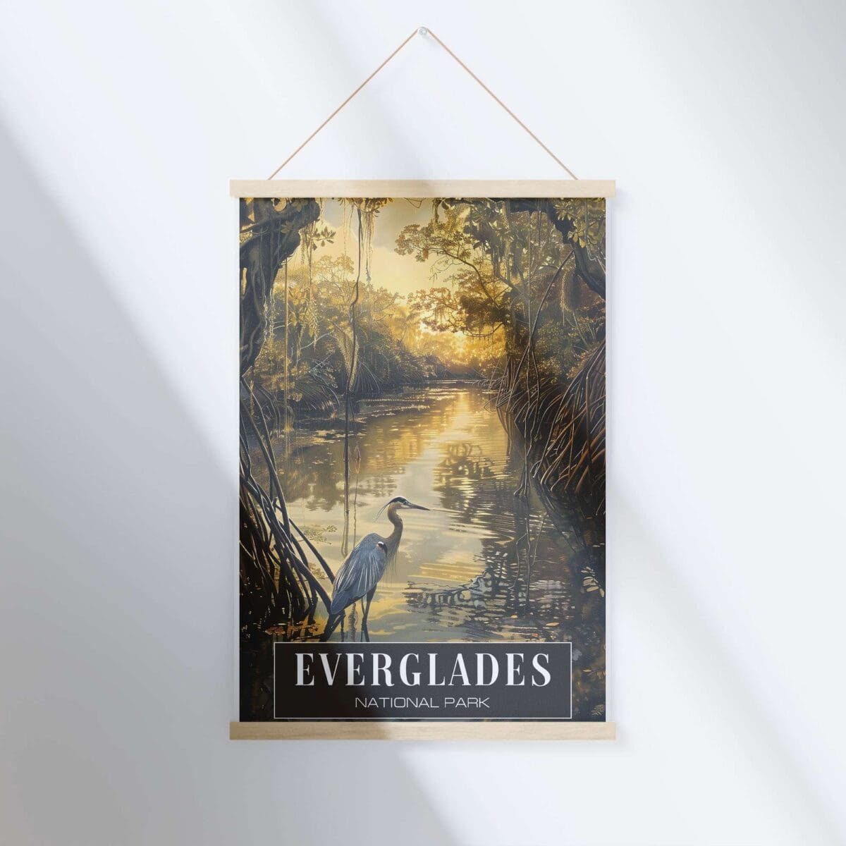 Everglades National Park Glowing Mangroves Hanger Poster UnitedWorldMemories