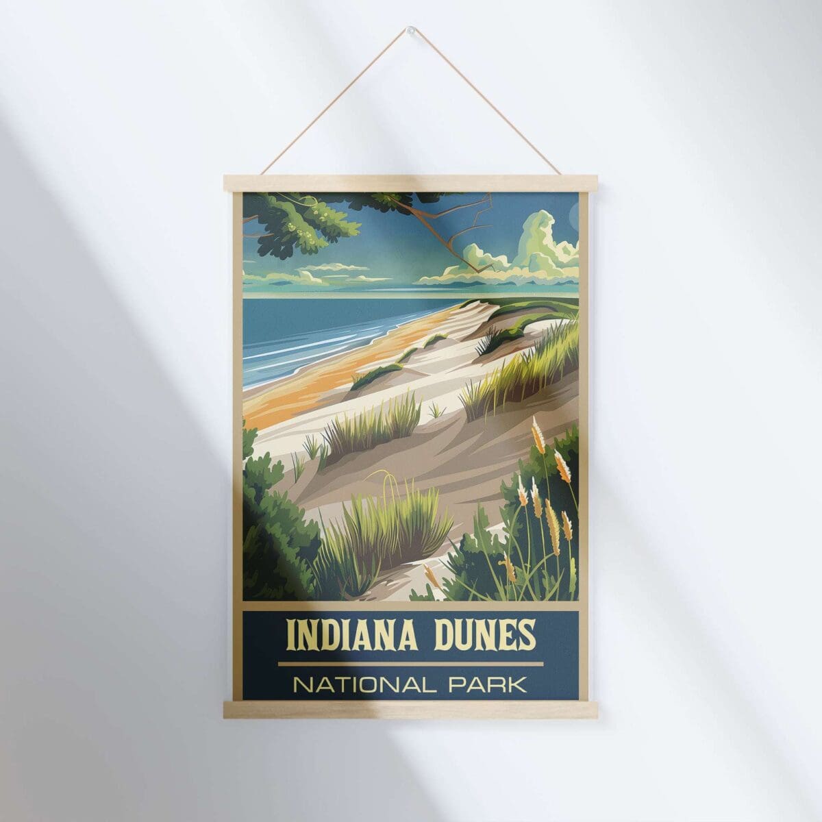 Indiana Dunes National Park Dunes Majesty Hanger Poster UnitedWorldMemories