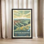 Theodore Roosevelt National Park Prairie Splendor Framed Poster UnitedWorldMemories