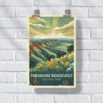 Theodore Roosevelt National Park Prairie Splendor Poster UnitedWorldMemories