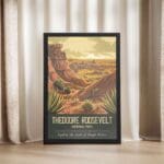 Theodore Roosevelt National Park Roosevelt's Legacy Framed Poster UnitedWorldMemories