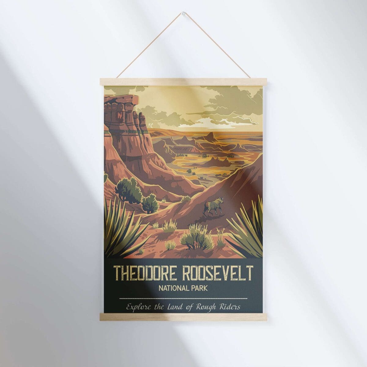 Theodore Roosevelt National Park Roosevelt's Legacy Hanger Poster UnitedWorldMemories