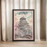 Osaka Castle Framed Poster UnitedWorldMemories