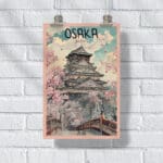 Osaka Castle Poster UnitedWorldMemories