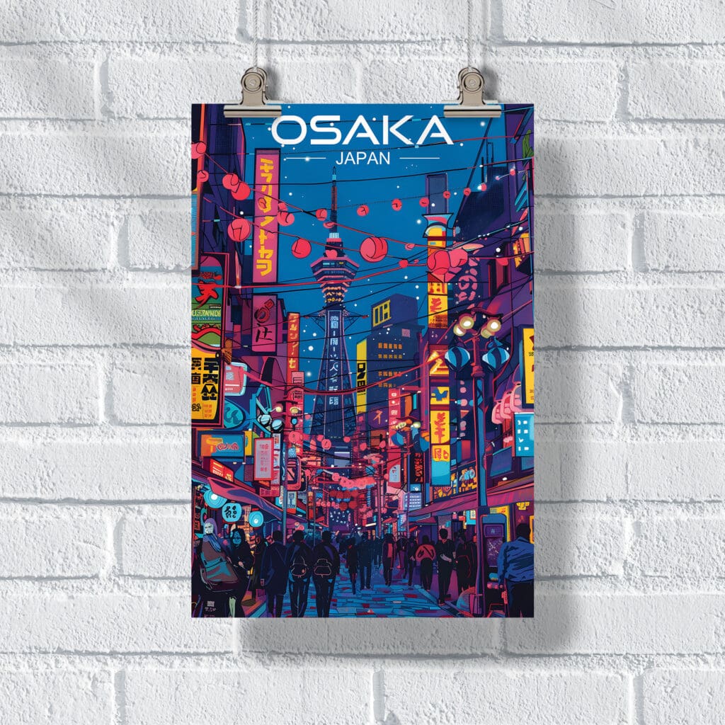 Osaka Nights Poster UnitedWorldMemories