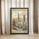 Taipei 101 Framed Poster UnitedWorldMemories