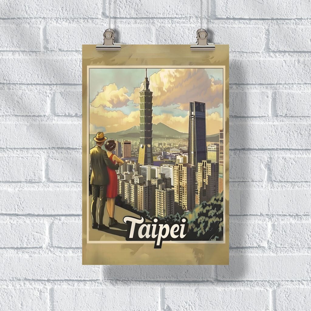 Taipei 101 Poster UnitedWorldMemories